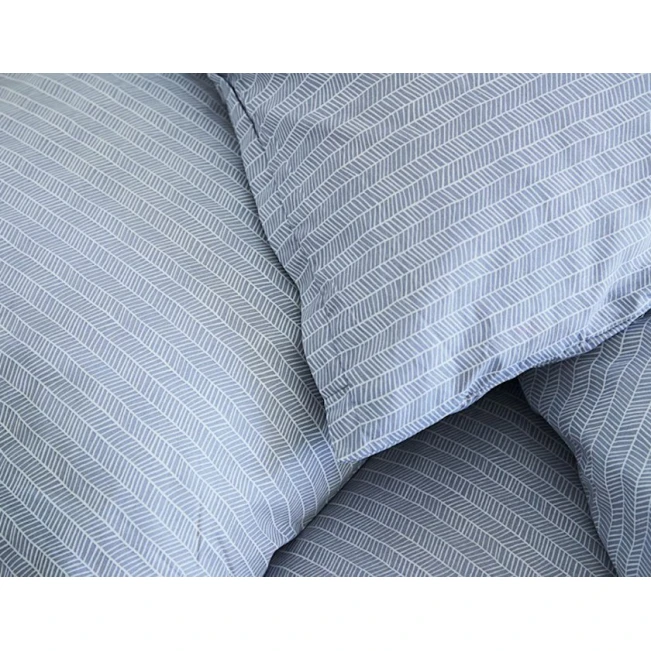 Комплект постельного белья JYSK Kajsa, пододеяльник 140x220, простыня 150x250, наволочка 50x70, полутораспальный, хлопок, фиолетовый