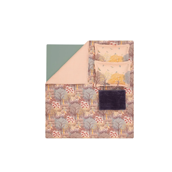 Комплект постельного белья Yataş Inell, покрывало 200x220 см, пододеяльник 200x220 см, простыня 240x260 см, 2 наволочки 50x70 см, хлопок, двуспальный