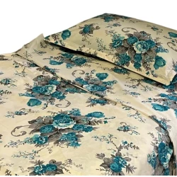 Комплект постельного белья MiraNova CTS-624, простыня 160х220 см, пододеяльник 160х220 см, наволочка 50х70 см, полутораспальный, хлопок, разноцветный