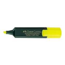 Маркер текстовыделитель Faber-Castell 48, желтый, 1-5мм
