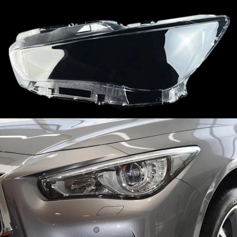 Ön sol fara qapağı CHROX Infiniti Q50/Q50L 2013-2019 üçün Ön sol fara qapağı CHROX Infiniti Q50/Q50L 2013-2019 üçün