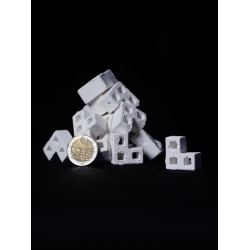 Блочный конструктор VAVA Constructor VAVA003, белый, от 4 лет