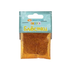 Блестки декоративные Невская палитра, 0.3 мм, 20 г, античное золото