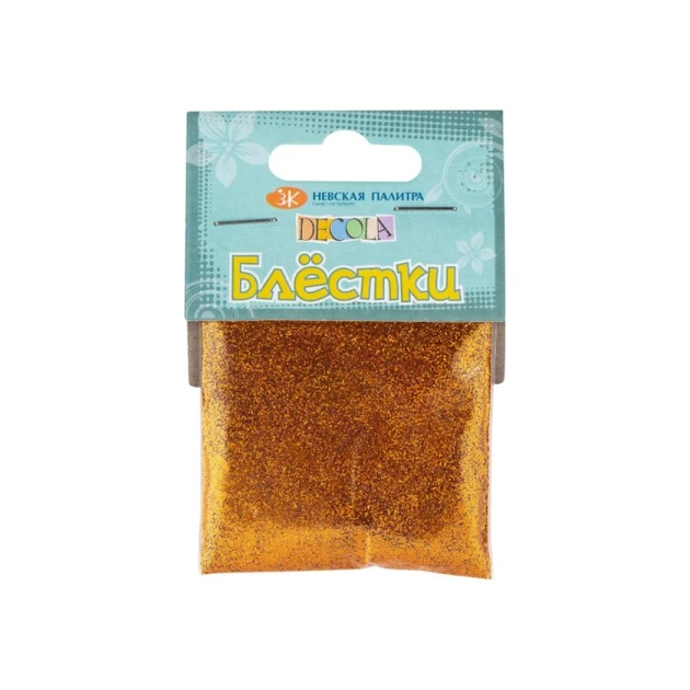 Блестки декоративные Невская палитра, 0.3 мм, 20 г, античное золото Блестки декоративные Невская палитра, 0.3 мм, 20 г, античное золото