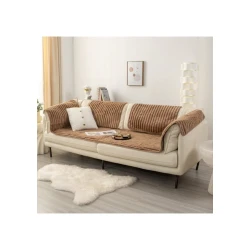 Накидка на диван MM Tekstil MM87, коричневая Накидка на диван MM Tekstil MM87, коричневая