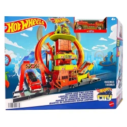 Автотрек Hot Wheels City Super Fire Station Station HKX41