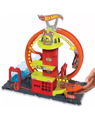 Avtotrek Hot Wheels City Super Fire Station Station HKX41