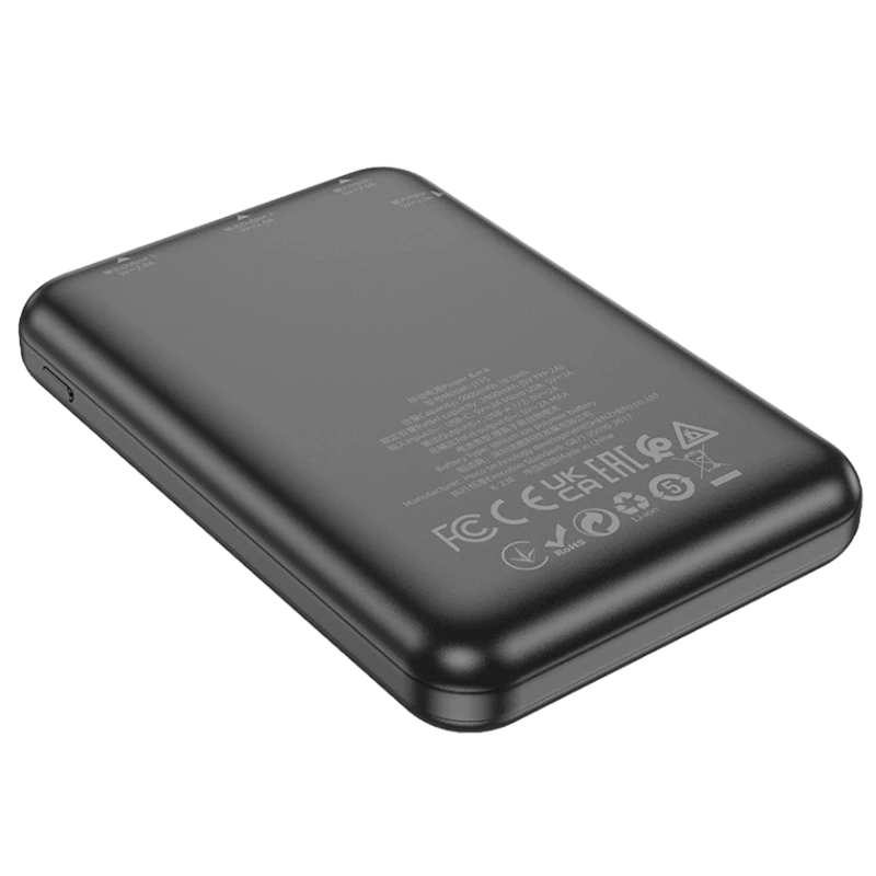 Внешний аккумулятор Hoco J115 5000 mAh Black Внешний аккумулятор Hoco J115 5000 mAh Black