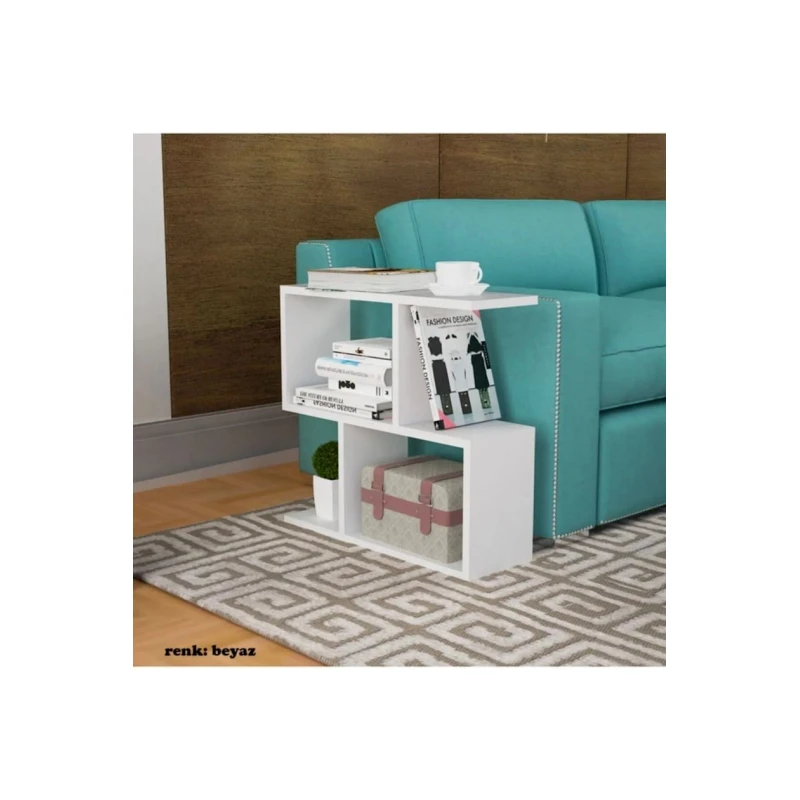 Стеллаж Modi ev_12115497, ЛДСП, белый, 60x60x20 см