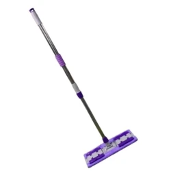 Набор для уборки Sleepy, пластик/микрофибра, серебристый/фиолетовый Набор для уборки Sleepy, пластик/микрофибра, серебристый/фиолетовый