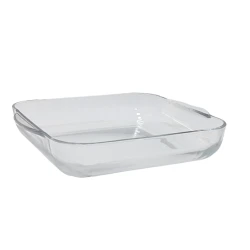 Bişirmə üçün qəlib Isfahan Glass 779, kvadrat, şüşə, şəffaf, 28x28 sm