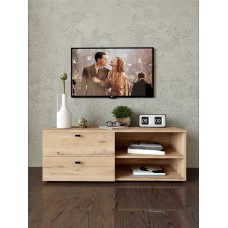 TV üçün tumba 3563_LETNEWTumLon1Son, LDSP, qəhvəyi, 42x38x115 sm
