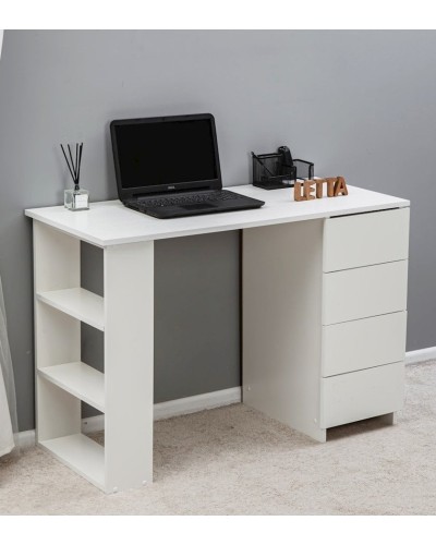 Yazı masası Letta 110x75x50 sm, LDSP, ağ
