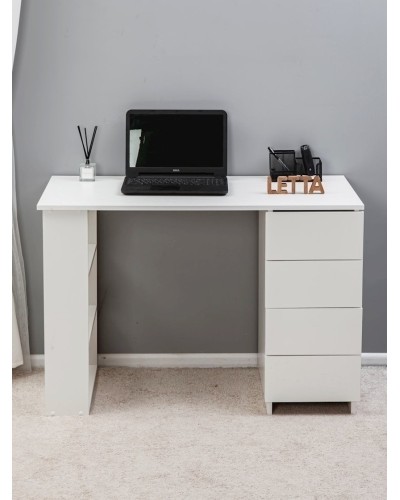 Yazı masası Letta 110x75x50 sm, LDSP, ağ