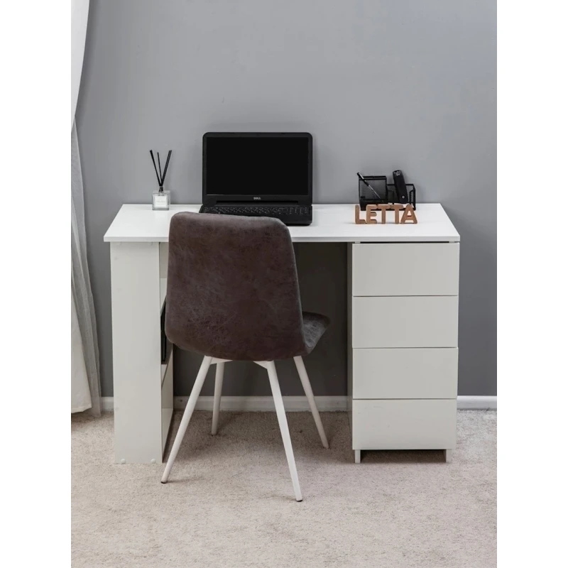 Yazı masası Letta 110x75x50 sm, LDSP, ağ