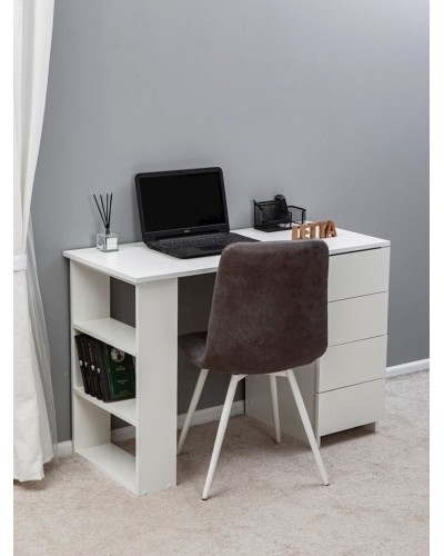 Yazı masası Letta 110x75x50 sm, LDSP, ağ