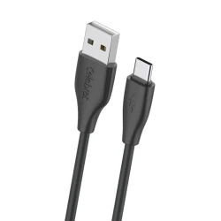 Kabel Celebrat CB-31 A-M USB to Type-C, 1 m, Black