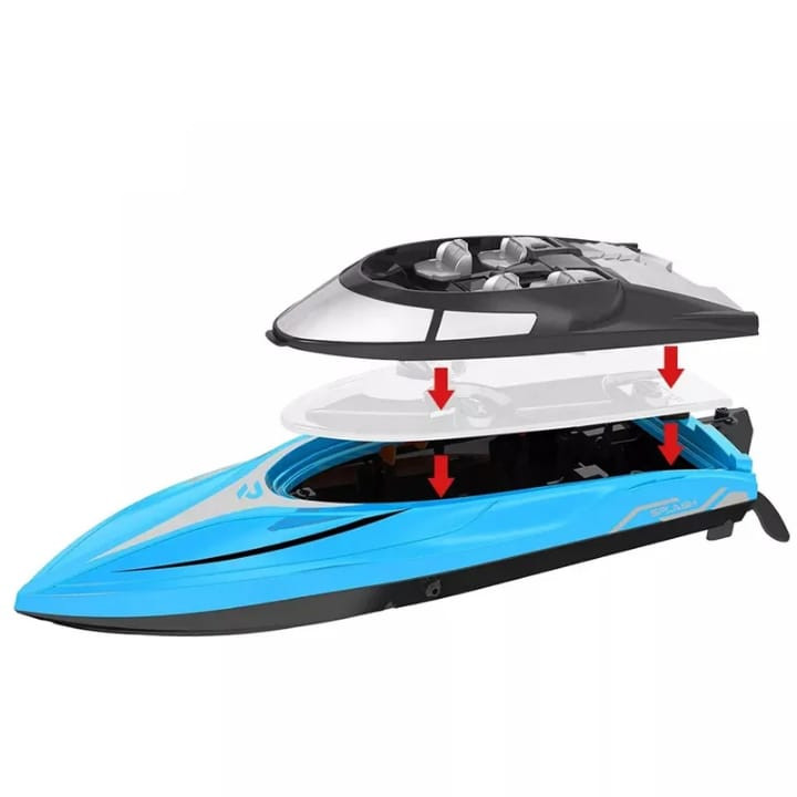 Radio ilə idarə olunan kater 058, plastik, mavi