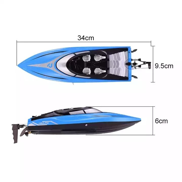 Radio ilə idarə olunan kater 058, plastik, mavi