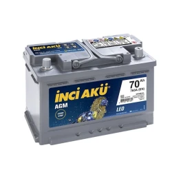 Аккумулятор автомобильный İnci Akü AGM 70 Ah