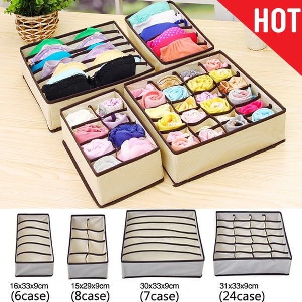 Органайзер для нижнего белья HE0037, 34x9.3x31 см, 7 отделений