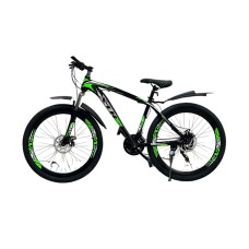 Dağ velosipedi XTR2603, yaşıl/qara, ölçü 26