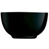 Салатница Luminarc Diwali FR01P0863, опаловое стекло, черная, 14.5 см
