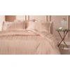 Комплект постельного белья Yataş Shelly, пододеяльник 240x220 см, простыня 280x240 см, наволочка 50х70 см (2 шт), двуспальный, бамбук/хлопок, розовый