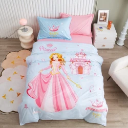 Uşaq yataq dəsti Annaberry SHA-00004732, yorğan üzü 160x220 sm, mələfə 180x240 sm, yastıq üzü 50x70 sm, pambıq, rəngbərəng