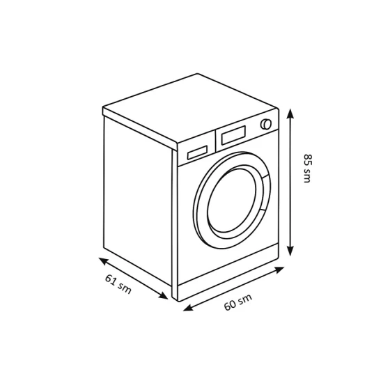 Стиральная машина Neos KG10-1220N-GR Стиральная машина Neos KG10-1220N-GR