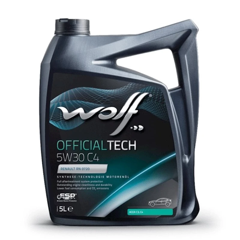 Моторное масло Wolf OfficialTech C4 5W-30, 5 л