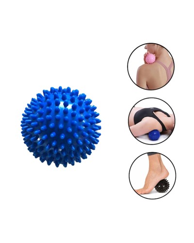 Tikanlı masaj topu Gymnic 1427, mavi, 7 sm