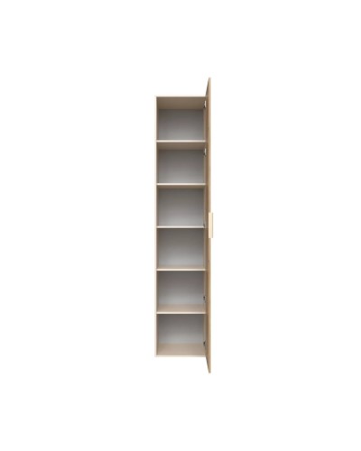 Şkaf Art Mebel 21, laminat, bej/qəhvəyi, 210x40x45 sm