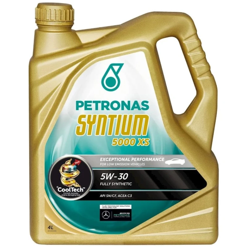 Моторное масло Petronas Syntium 5000 XS, 5W-30, 4 л Моторное масло Petronas Syntium 5000 XS, 5W-30, 4 л