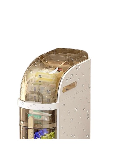 Orqanayzer kosmetika üçün Smil 1466, plastik, ağ/qızılı