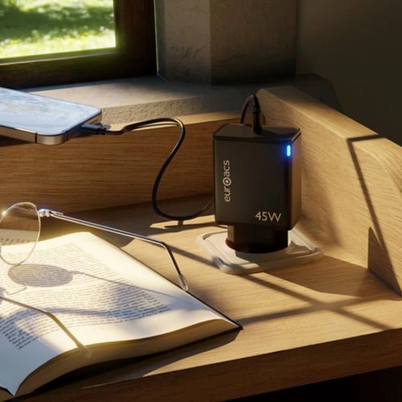 Şəbəkə enerji toplama cihazı Euroacs PD 45W EU-MG663 SF C Şəbəkə enerji toplama cihazı Euroacs PD 45W EU-MG663 SF C