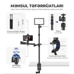 Штатив Neewer TL253A-MH022