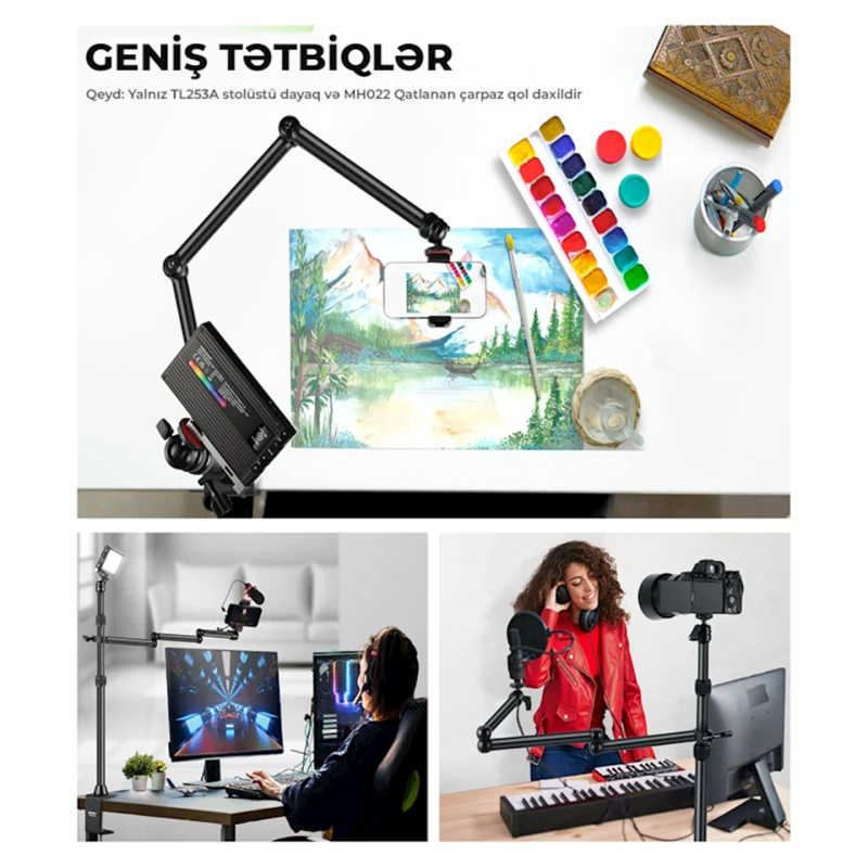 Штатив Neewer TL253A-MH022 Штатив Neewer TL253A-MH022