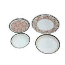 Süfrə qab-qacaq Sarina SHA-00006594, farfor, ağ, 6 nəfərlik, 24 ədəd