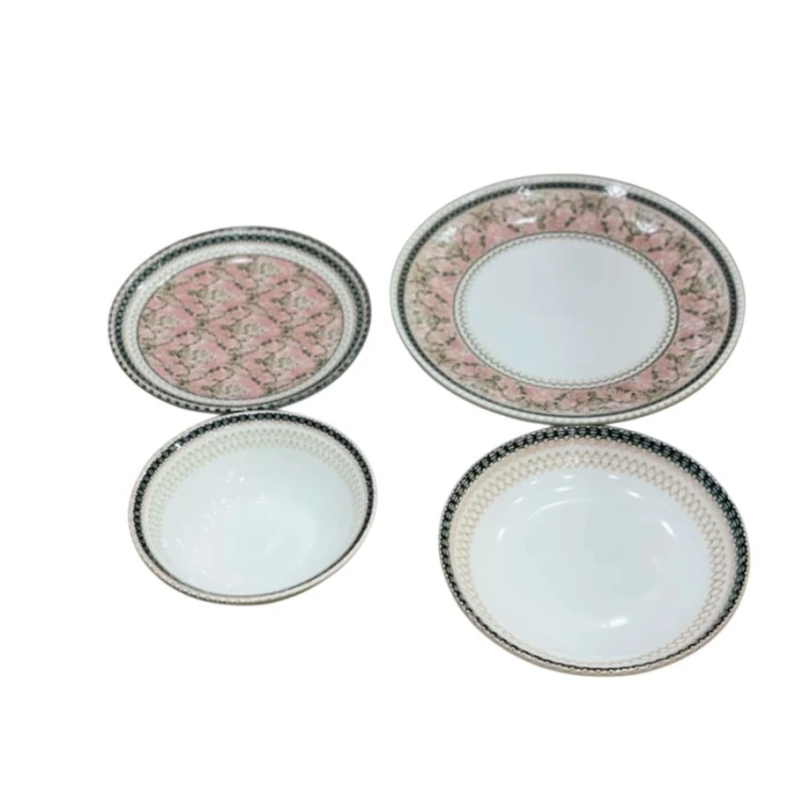 Набор столовой посуды Sarina SHA-00006594, фарфор, белый, 6 персон, 24 предмета