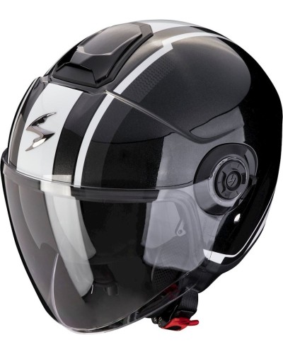 Motosikl dəbilqəsi Scorpion EXO-CITY II VEL Metal Black/White, ölçü L