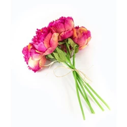 Искусственный букет Hom-me 102957 Пион, 30 см, 5 цветков, розовый