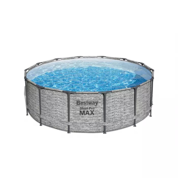 Karkas hovuz Bestway Steel Pro MAX, boz, 427x122 sm