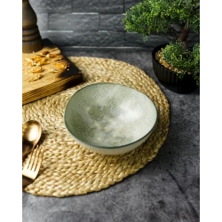 Салатница Porland Stoneware Selene, керамогранит, серая, 15x5.6 см