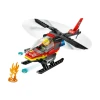Конструктор LEGO City Fire Rescue Helicopter 60411, 5+ лет, 85 элементов
