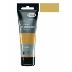 Акриловая краска Гамма Студия 814, золото, 75 мл