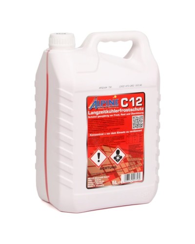 Antifriz Alpine C12 Langzeit-Kuchlerfostschuts konsentrat Qırmızı 5 L