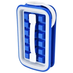 Форма для льда Ketsicart, силикон, голубая Форма для льда Ketsicart, силикон, голубая