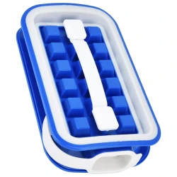 Форма для льда Ketsicart, силикон, голубая Форма для льда Ketsicart, силикон, голубая