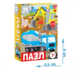 Pazl Puzzle Time Большая стройка, 24 element
